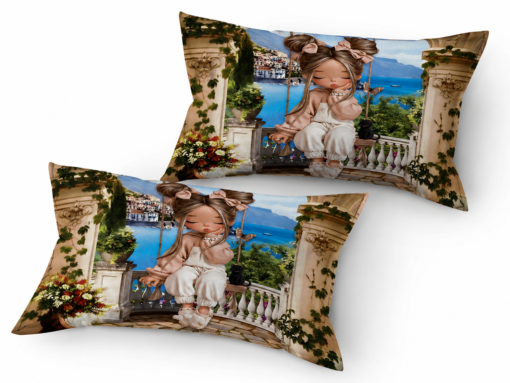 7D Girl king Size Flat Bedsheet with premium quality material