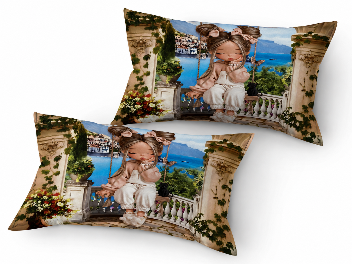 7D Girl king Size Flat Bedsheet with premium quality material