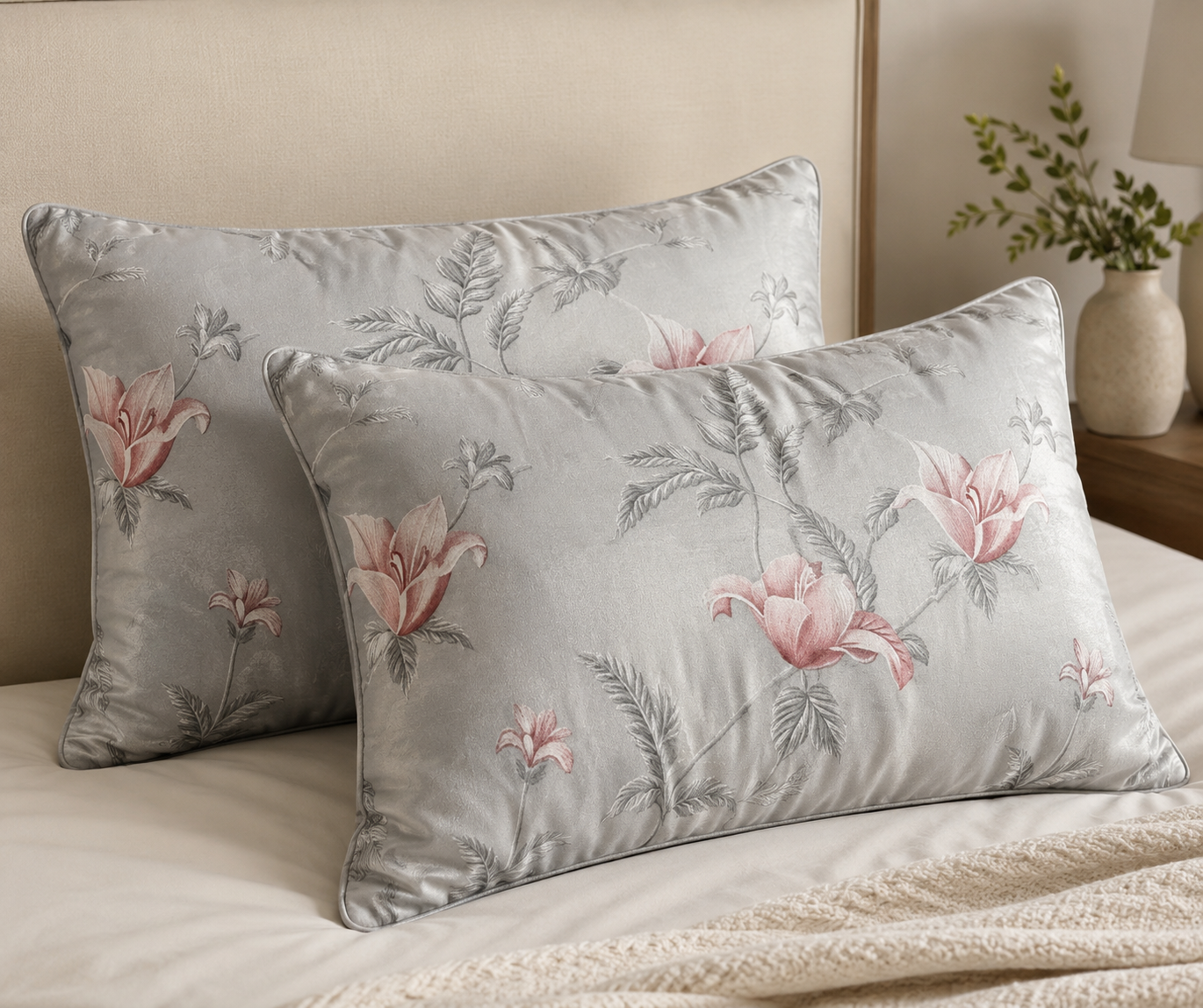 Soft Cotton Fitted Bedsheet Set with Pillow Covers – Deep Pocket Bed Sheet